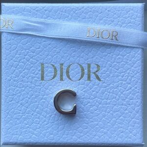 My ABCDior Letter C Badge
Pale Gold-Finish Metal